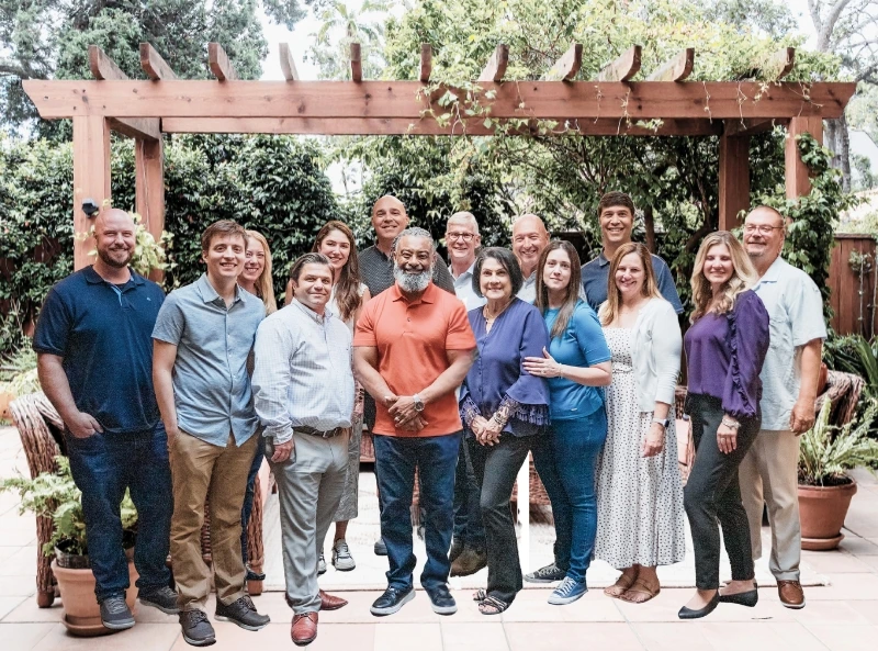 ICON Dental Partners leadership team smiling while having fun.